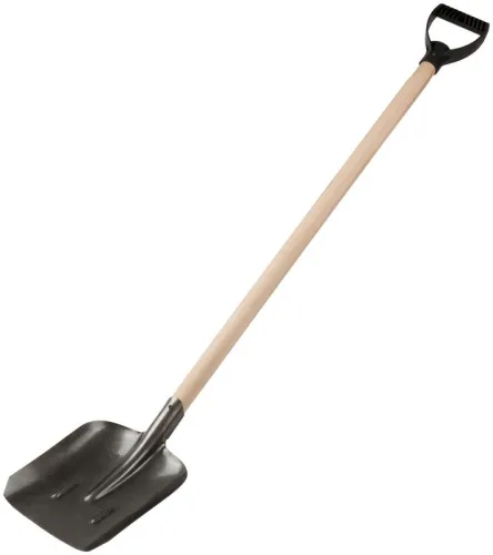Лопата совковая 235х350х1420мм деревянный черенок; рельсовая сталь FIT 77194 фото 2