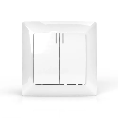 Выключатель 2-кл. СП AVA 10А IP20 с индикатором в сборе бел. TOKOV ELECTRIC TKL-AV-V2IF-C01 фото 2