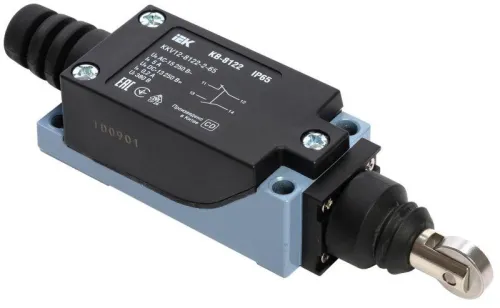 Выключатель концевой КВ-8122 IP65 ролик вертикал. нажимной IEK KKV12-8122-2-65