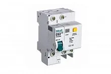 Выключатель автоматический дифференциального тока 2п (1P+N) C 63А 100мА тип AC ДИФ-101 со встроен. защит. от сверхтоков DEKraft 15208DEK