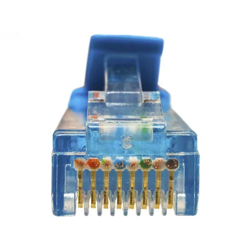 Патч-корд UTP 5e 4х2 26AWG (7х0.16мм) Cu LSZH 2м син. SUPRLAN 10-0148 фото 3