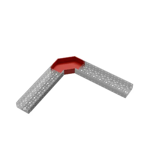 Угол для лотка горизонтальный 90град. 200х100 сталь 1мм "ПЛЮС" GLplus90-100-200 КМ PL0442 фото 2