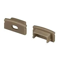 Заглушка LINE-1708 OLIVE GREY с отверстием пластик Arlight 038632