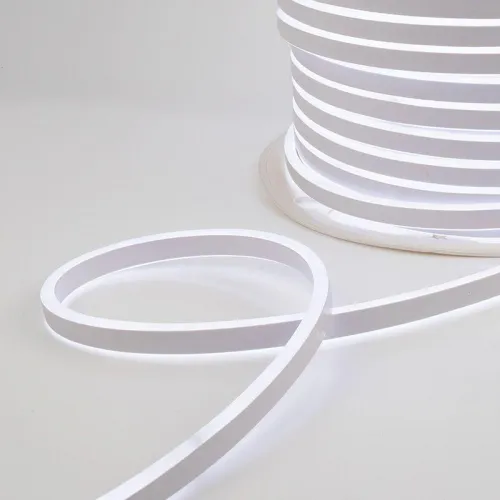 Шнур светодиодный гибкий неон LED SMD 8х16мм 120LED/м двустор. бел. (уп.100м) Neon-Night 131-095 фото 5