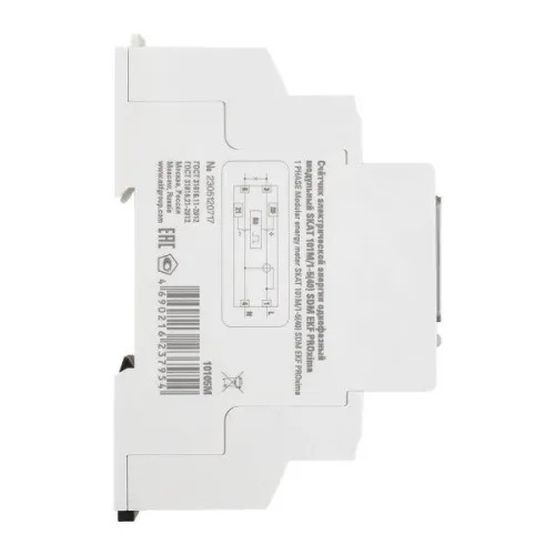 Счетчик SKAT 101М/1-5(40) SDM 1ф 5-40А модульный без поверки EKF 10105M фото 7