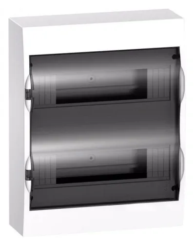 Бокс навесной ОП City9 Box 2 ряда 24мод. с прозр. дверцей SE EZ9E212S2SRU фото 4