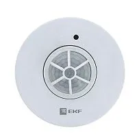 Датчик движения MS-28A (ДД) потолоч. 1200Вт 360град. до 6м IP20 EKF dd-ms-28A