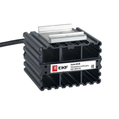 Обогреватель на DIN-рейку 60Вт 230В IP20 PROxima EKF heater-60-20 фото 5