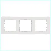 Рамка 3-м G-Flex бел. глянцевый Jasmart G1103W