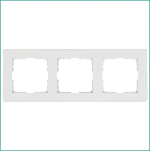 Рамка 3-м G-Flex бел. глянцевый Jasmart G1103W