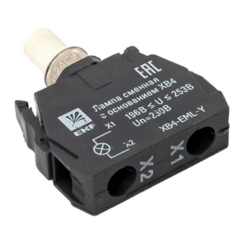 Лампа сменная с основанием XB4 желт. 230В PROxima EKF XB4-EML-Y фото 9