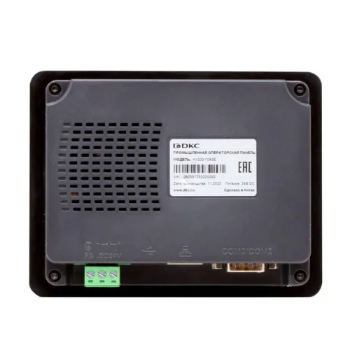Панель промышленная операторская диагональ 4.3дюйм 1677М цветов дисплей TFT разрешение 480х272 px порты: 2 COM 1 Micro USB 1 Ethernet DKC H1000-T043E фото 3