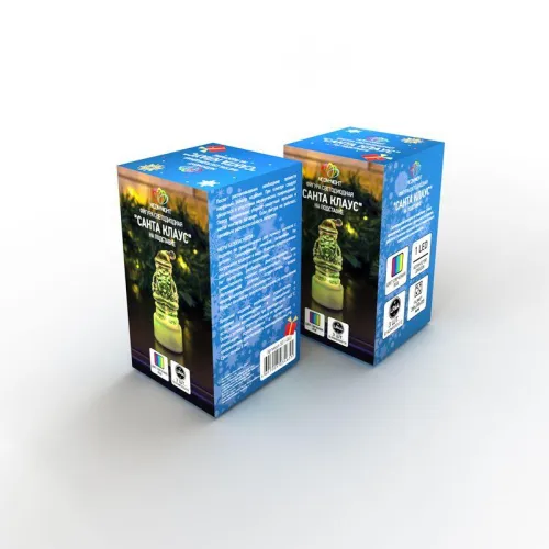 Фигура светодиодная "Санта Клаус" 1LED RGB 0.1Вт IP20 на подставке элементы питания 3хAG13(LR44) (в компл.) Neon-Night 501-040 фото 2