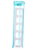 Рамка 5-местн. горизонт. VESNA бел. LEZARD 742-0200-150