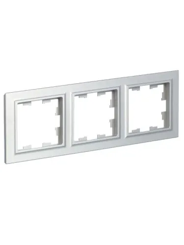 Рамка 3-м BRITE РУ-3-БрА алюм. IEK BR-M32-K47 фото 3