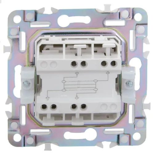 Выключатель перекрестный 1-кл. SKANDY 10А SK-V03Gr сер. IEK SK-V13-0-10-K03 фото 5
