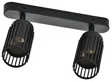 Светильник 4208 2хGU10 настенно-потолочный черн. IEK LT-USB0-4208-GU10-2-K02