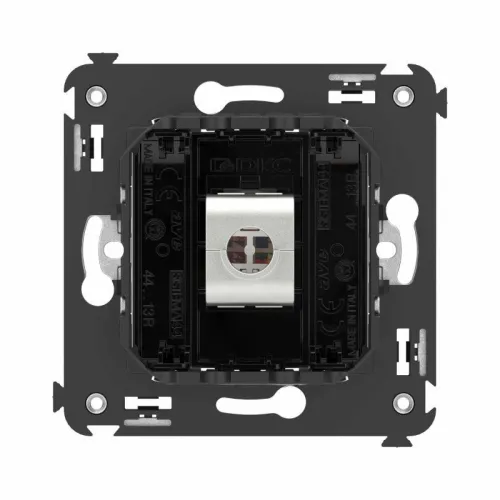 Розетка компьютерная 1-м СП Avanti "Черный квадрат" RJ45 кат.6 без шторок экранир. механизм DKC 4402793 фото 4
