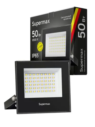 Прожектор светодиодный Supermax SPR 50Вт 6500К 5000лм IP65 КОСМОС S_PR_LED_50 фото 3