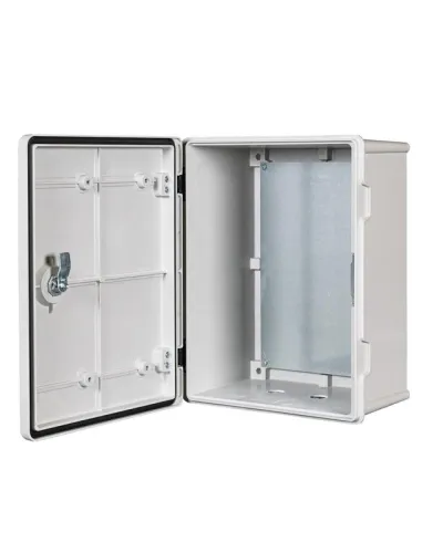 Шкаф монтажный композитный IK10 290x390x190мм IP66 Mastermann 00-01020360