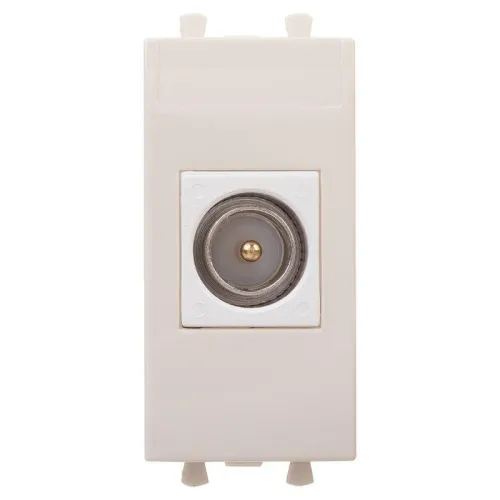 Розетка телевизионная одиночная TV 1мод. Avanti "Ванильная дымка" 16А модульная DKC 4405501