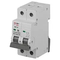 Выключатель автоматический 2п B 6А 4.5кА ВА47-63 PRO ЭРА Б0059377