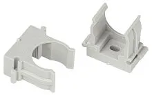 Держатель для труб (клипса) d20мм для прямого монтажа CLIP-20-G-MP сер. (уп.100шт) Эра Б0062104