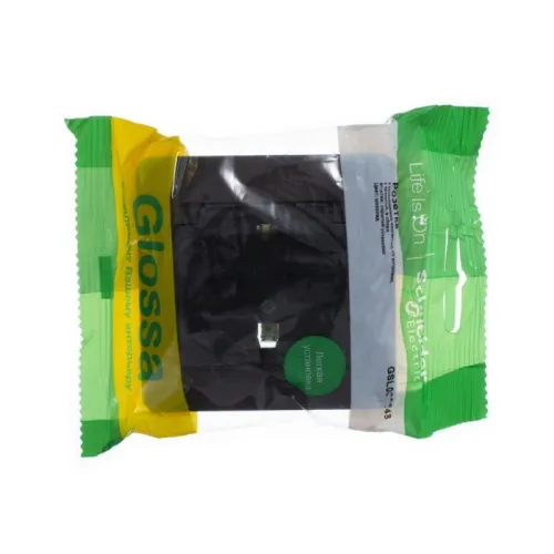 Розетка 1-м СП Glossa 16А IP44 с заземл. защ. шторки с крышкой в сборе алюм. SE GSL000348 фото 3