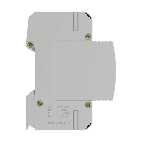 Устройство защиты от импульсных перенапряжений УЗИП тип 2 4п Imax 40кА со сменным модулем Un 440В YON SPD-T2-3N40P440 фото 4