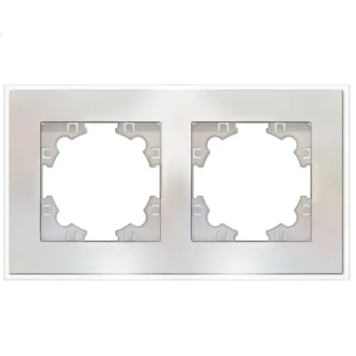 Рамка 2-м Афина стеклянная жемчуж. UNIVersal 2261