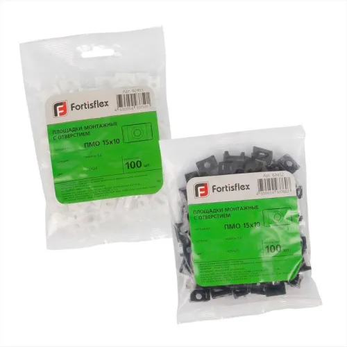 Площадка монтажная под винт ПМО 22х16 (б) (уп.100шт) Fortisflex 53313 фото 3