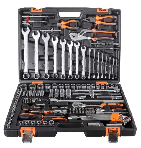 Набор инструментов 1/2дюйм 1/4дюйм CrV в кейсе 151 предмет Вихрь 73/6/7/9 фото 3