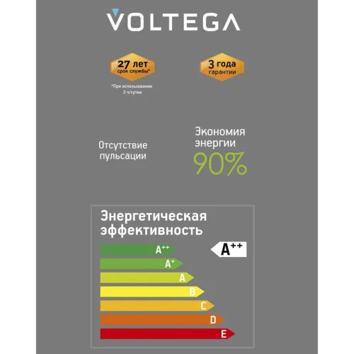 Лампа светодиодная Loft Led DP82293 4Вт 1800К E27 DIM Voltega 8566 фото 6