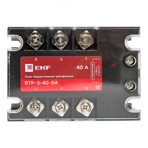 Реле твердотельное трехфазное RTP-40-DA PROxima EKF rtp-3-40-da фото 4