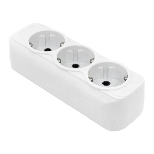 Колодка удлинителя 3-м с заземл. 16А Эксперт 3.5кВт EKF AKB16-3