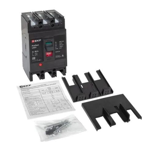 Выключатель автоматический 3п 50А 15кА LS63 ProPact EKF mccb-63-15-3-50-ls фото 12
