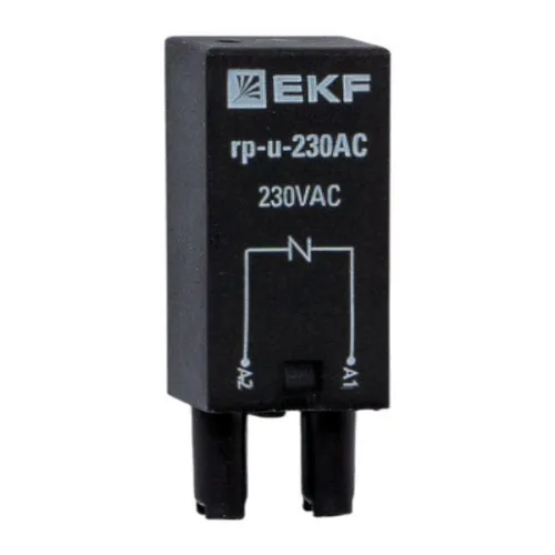 Модуль защитный с варистором 230В AC для промежуточных реле RP AVERES EKF rp-u-230AC