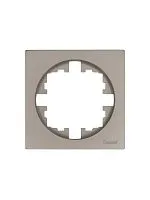 Рамка 1-м OSEN горизонт. квадрат титан LEZARD 743-3700-146