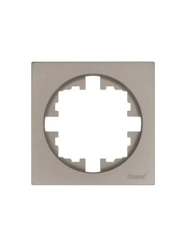 Рамка 1-м OSEN горизонт. квадрат титан LEZARD 743-3700-146