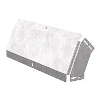 Угол для лотка вертикальный внешний 45град. 600х100 с крышкой Стандарт Промрукав PR16.0582