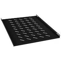 Полка перфорированная RA-J018-FC-700-BK глубиной 700мм для открытых стоек черн. (RAL 9004) 10440c