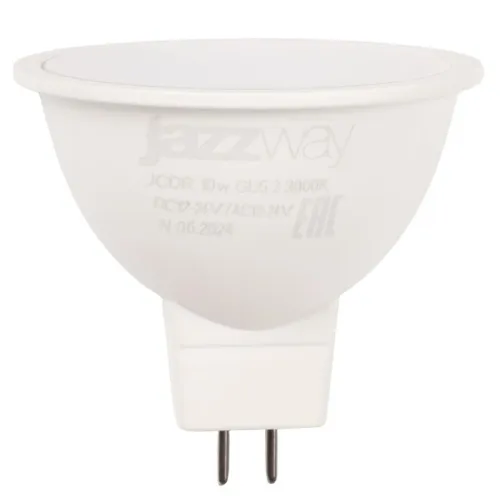 Лампа светодиодная низковольтная PLED-SP JCDR MO 10Вт 3000К тепл. бел. GU5.3 12-24В AC/DC Pro JazzWay 5049703 фото 5