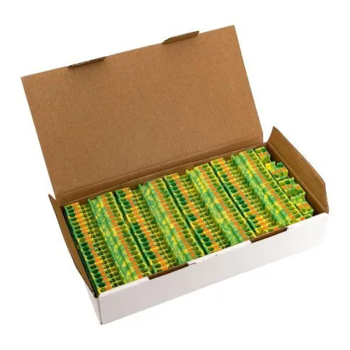 Колодка клеммная пружинная 2.5 Push-in земля EKF PIT-2.5-pe фото 3