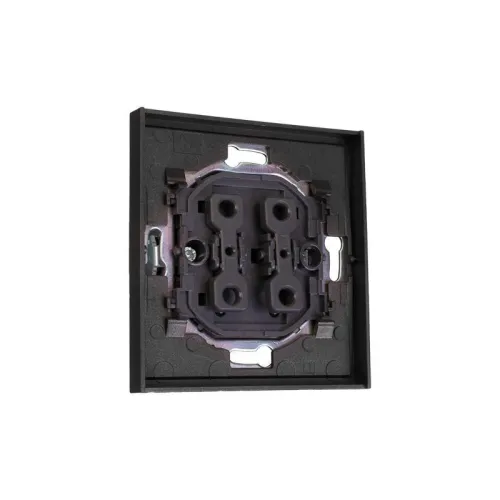 Переключатель проходной 2-кл. СП STRONG 10А графит Kranz KR-78-0709-6 фото 6