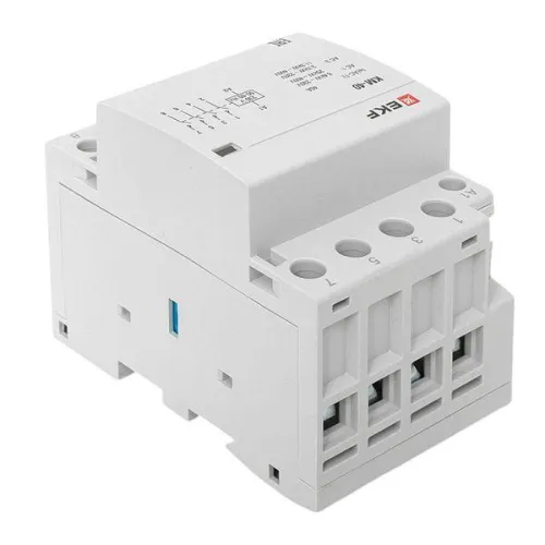 Контактор модульный КМ 40А 4NО (3 мод.) EKF km-3-40-40 фото 3