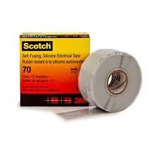 Лента изоляционная 25мм самослип. силиконовая резиновая Scotch 70 (дл.9м) 3М 7000006225