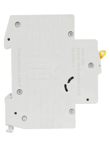 Выключатель автоматический модульный 1п C 63А 6кА ВА47-60M KARAT IEK MVA31-1-063-C фото 7