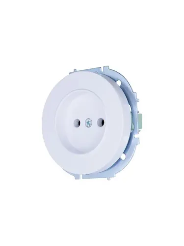 Розетка 1-м СП OSEN без заземл. ПБТ бел. LEZARD 743-0288-121B фото 2