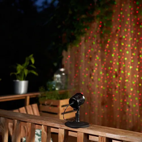 Проектор лазерный 1LED 12Вт 230В IP44 различные режимы проекции с пультом ДУ с трансф. 3.6В в компл. Neon-Night 601-261 фото 2