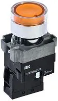 Кнопка LA167-BW3571 d22мм RC 1НО с подсветкой желт. KARAT IEK BBT20-BW3571-1-12-67-K05